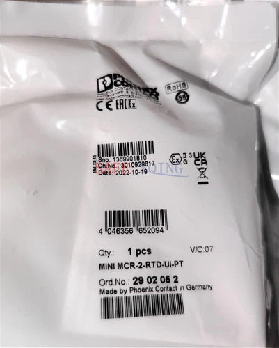 1PCS New PHOENIX CONTACT MINI MCR-2-RTD-UI-PT 2902052 Transmitter