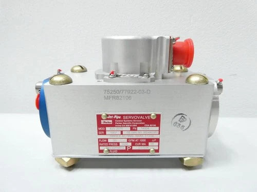Parker Jet-pipe 425-2075 74004 Hydraulic Servo Valve 25gpm @ 1000psi
