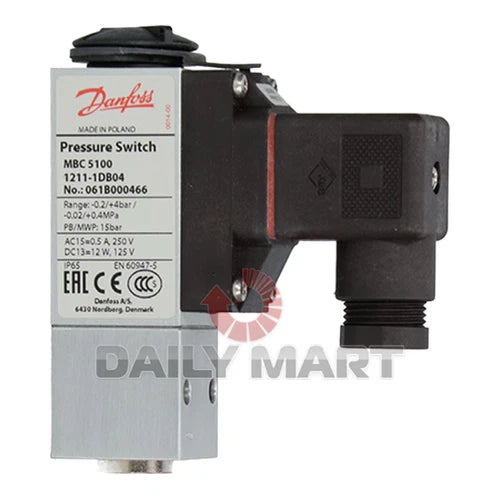 New In Box DANFOSS 061B000466 Pressure Switch