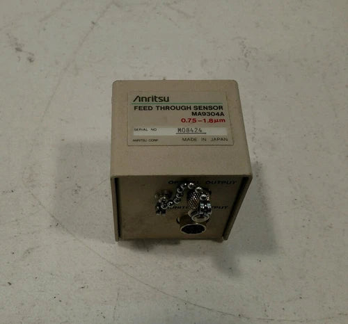 ANRITSU MA9304A .75-1.8?m Feed Through SENSOR and Cleaning Kit MZ8012A