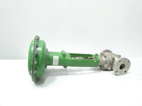 Fisher EZ 657 Size 34 Pneumatic Stainless Flanged Control Valve 2in 150