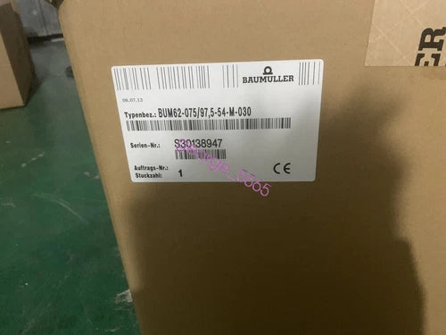 NEW BAUMULLER  BUM62-075/97,5-54-M-030 Servo Drive fedex or DHL