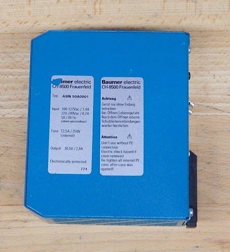 Baumer electric ASIN 50A0001 /  Used