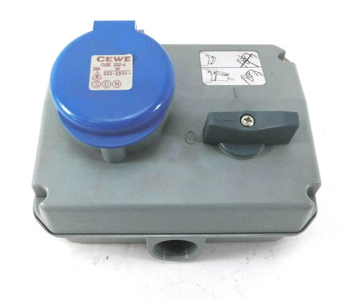 CEWE Cube 232-6 Wanddose | Wandsteckdose | 32A-6h | 3 polig | 220-250V~