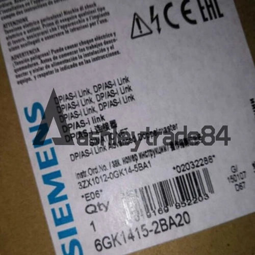 One New Siemens 6GK1415-2BA20