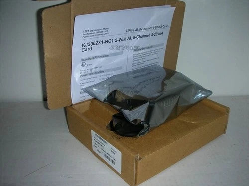 New 1Pc Fisher-Rosemount Analog Input KJ3002X1-BC1 8Ch / 4-20MA eo