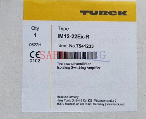 1PCS Turck Safety Barrier Module IM12-22EX-R