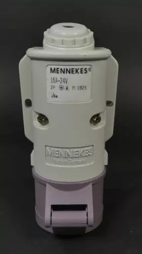 MENNEKES Wanddose | Wandsteckdose Typ 1825 | 16A-24V | 2 polig
