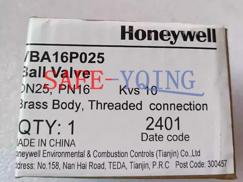 NEW 1PC Honeywell Threaded ball valve VBA16P025 DN25