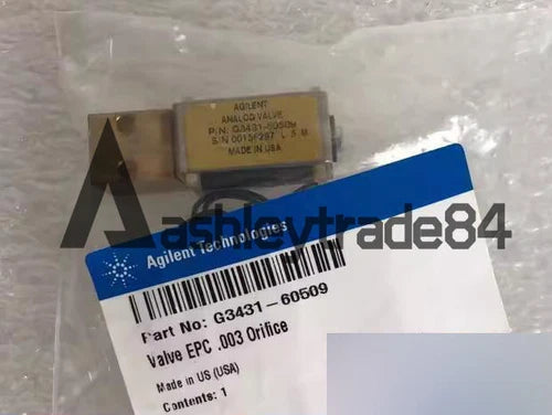 1PCS New Agilent ANALOG VALVE G3431-60509