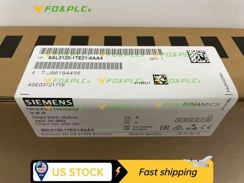 New in Box Siemens 6SL3120-1TE21-8AA4 Fast Shipping 6SL3 120-1TE21-8AA4