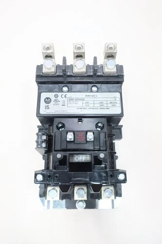 Genuine Allen Bradley 500F-DOD930 Ac Contactor 50hp Size 3 90a Amp 115-120v-ac