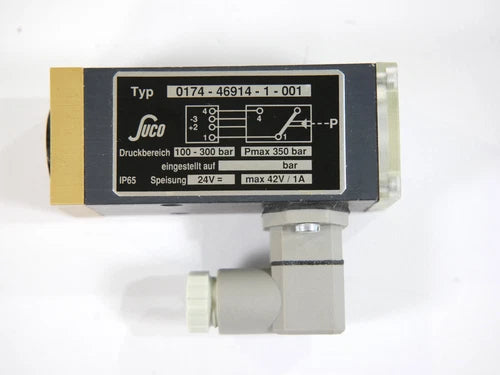 Suco 0174-46914-1-001 Druckschalter |24V | Schaltleistung 42V/1A | 100-300 bar