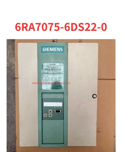 6RA7075-6DS22-0 Used SIMOREG DC Master Converter 175 A 6RA7075 6DS22 0 DHL/FEDEX