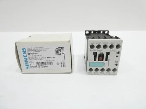 Siemens 3RH1140-1BB40 Auxillary Control Relay 24v-dc
