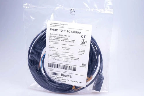 BAUMER Fhdk 10p5101/0500 10167061 Bouton Lumi¨¨re de R¨¦flexion Hga Miniature Neu