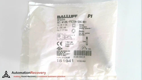 BALLUFF BES02K4 , INDUCTIVE SENSOR, BES M12ML-PSC30A-S, NEW #285071