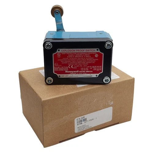 Honeywell EX-AR Explosion Proof Limit Switch, SPDT, 15A 480VAC/250VDC, 1/2