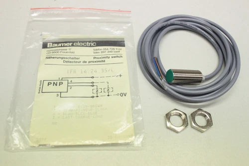 BAUMER ELECTRIC  IFR 14.24.35/L PNP N?herungsschalter induktiv IFR142435/L OVP