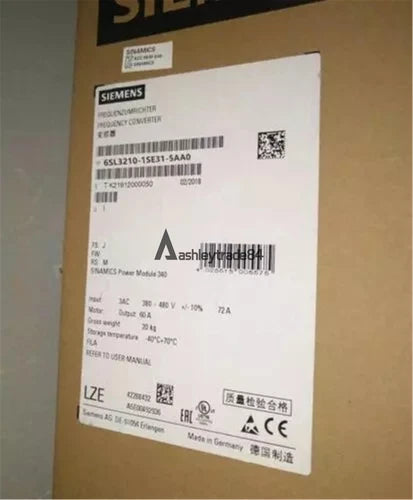 Siemens 6SL3210-1SE31-5AA0 6SL3 210-1SE31-5AA0 frequency converter