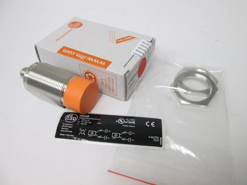 New In Box IFM Efector II5829 Inductive Sensor, Voltage: 10-36VDC, Range: 22mm
