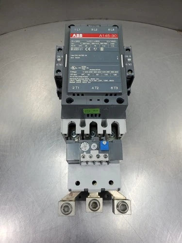 ABB A145-30 600V 250A Contactor w/TA200DU Auxillary Relay.                 4A-38