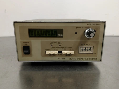 Ono Sokki CT-651 CT651 Digital Engine Tachometer 4F