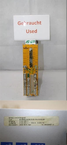 Baumuller Bum 619 Bum619-04/06-31-r-1110-d009-sm, Bum 619-04