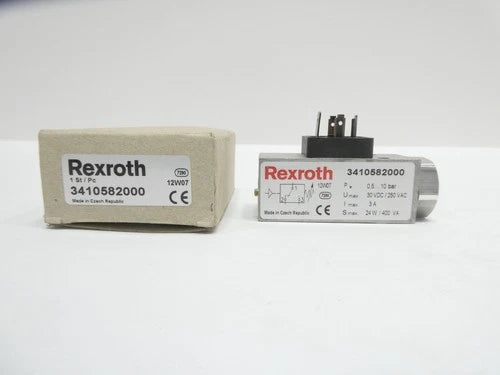 Rexroth 3410582000 Pressure Switch 1/2in 250v-ac 30v-dc 0.5-10bar