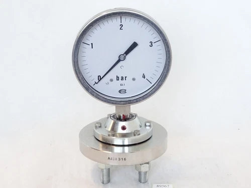 Wika Ettore Cella BN150 Manometer 0-4bar / Neu