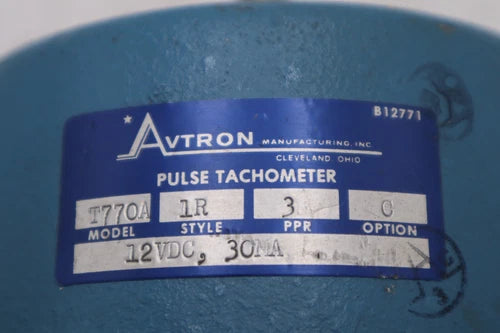 AVTRON T770A 1R 12VDC 30mA Pulse Tachometer STOCK 4585
Opens in a new window or tab