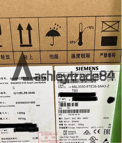 1PCS NEW Siemens Power Module 6SL3330-6TE35-5AA3-Z Z=T93