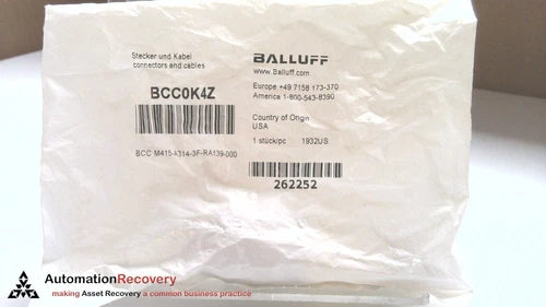 BALLUFF BCC M415-A314-3F-RA139-000, HYBRID PANEL ADAPTER, BCC0K4Z, NEW #322415