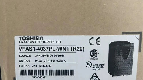 VFAS1-4037PL-WN1 New Sealed TOSHIBA TRANSISTOR INVERTER VFAS1-4037PL-WN1