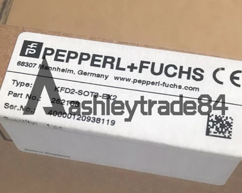 1PCS New Pepperl+Fuchs safety barrier KFD2-SOT3-EX2 262108