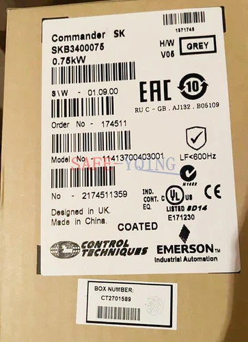 1PCS EMERSON CONTROL TECHNIQUES INVERTER SKB3400075 NEW
