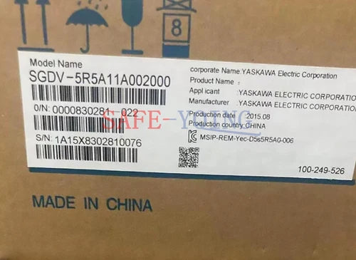 1PCS YASKAWA Servo Drive SGDV-5R5A11A002000 NEW
