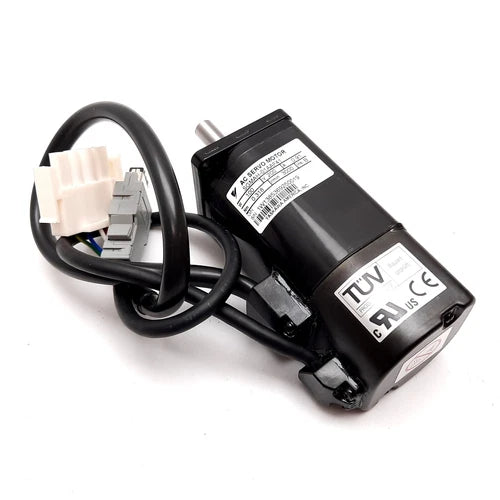 Yaskawa SGMAH-01AAF41 AC Servo Motor, 200VAC 0.91A, 100W, 3000RPM, 8mm Shaft