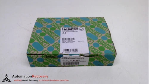 PHOENIX CONTACT 2297620, DATA INTERFACE, 24VDC, 85MA, 8 INPUT PORTS, NEW #229939