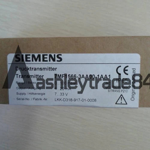 1PCS NEW SIEMENS MEASURING TRANSDUCER 7MF1566-3AA00-1AA1 7MF15663AA001AA1