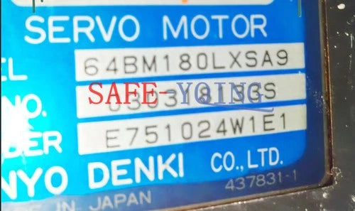 1PCS USED SANYO DENKI SERVO MOTOR 64BM180LXSA9