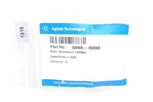 Agilent Technologies Rotor 2 Positionen/6 Anschl¨¹sse 1200bar | 5068-0008