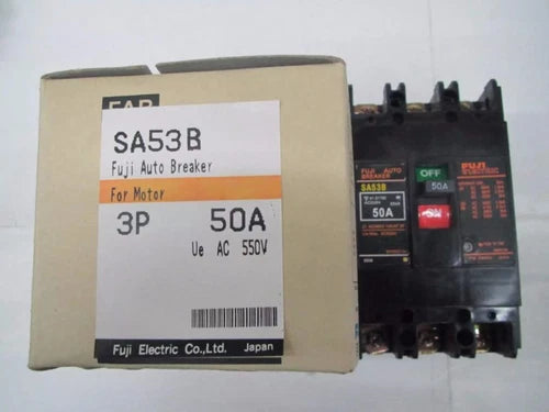 Fuji SA53B 1PC New 3P 50A Molded Case Circuit Breaker Free Shipping