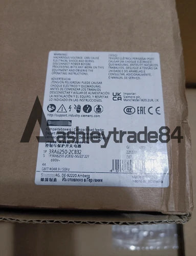 1PCS NEW SIEMENS starter 3RA6250-2CB32 3RA6 250-2CB32 3RA62502CB32