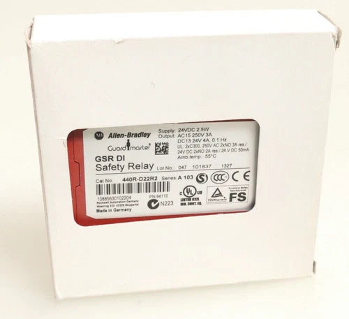 Allen-Bradley Guardmaster Safety Relay GSR DI | Ser. A 103 | 440R-D22R2