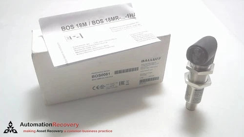 BALLUFF BOS0081, DIFFUSE SENSOR, BOS 18MR-PA-1HA-S4-C, NEW #310657