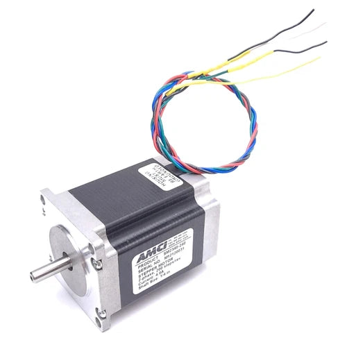 AMCI SM2340-240 Stepper Motor, ?1/4in Shaft, NEMA 23, 2-Phase, 200 Steps/Rev, 4A