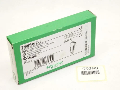 Schneider Electric Modicon TM5SAO2L 407479 Analoges Ausgangsmodul / Neu OVP