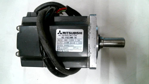 MITSUBISHI HC-PQ23NK-UE AC SERVO MOTOR 3000R/MIN 120V, 1.5A, 200W -FREE SHIPPING