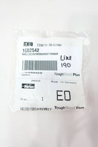 Parker DG102/08SR0MDCF Rotary Bearing Fitting